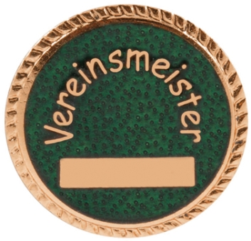 DEUMER-Nadel "Vereinsmeister" bronzefarben 